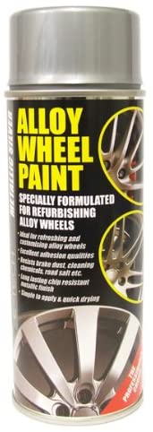Auto Inpart Metallic Silver E-TECH Alloy Wheel Paint Chip resistant Wheel refurb, 400 ml (Pack of 1) - Image 2