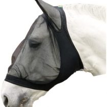 USG Fly Veil with Ear Protector, Pony, Lycra, Black