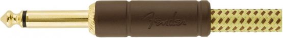 Fender Deluxe Series Instrument Cable - 15 ft – STR/STR – Tweed - Image 2