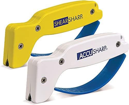 AccuSharp Knife Sharpener and ShearSharp Scissor Sharpener Combo Pack (012C), Knives and Tools Sharpening, Machetes