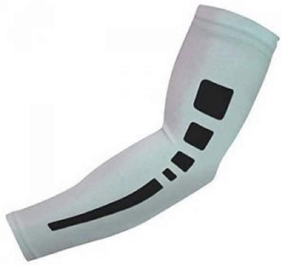 Nike Pro Elite 2.0 Kids' Sleeves Size S/M (White), White/Black - Image 2