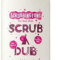 Scrubbingtons Scrub A Dub Children's Cotton Soft Bubble Bath with Cotton Extract & Aloe Vera for Sensitive Skin 1 x 250ml