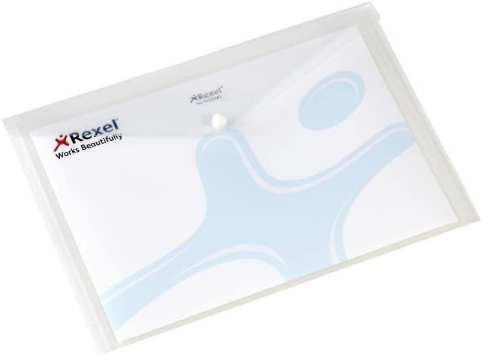 Rexel A4 Carry Folder - Translucent White (Pack of 5)