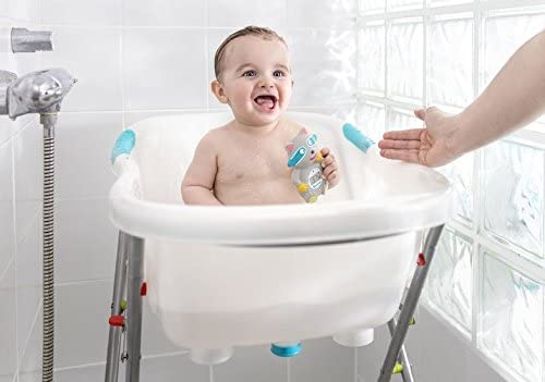 Badabulle Racoon Baby Bath Thermometer, bath and room thermometer, Grey Racoon, Waschbär - Image 2