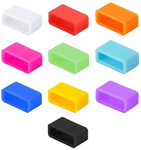 NEO+ Silicone Fasteners compatible with Fitbit activity trackers. Fix the Clasp Fall Off Problem. Secure the Wristband in Style (SET OF 10 FULL) - Image 4