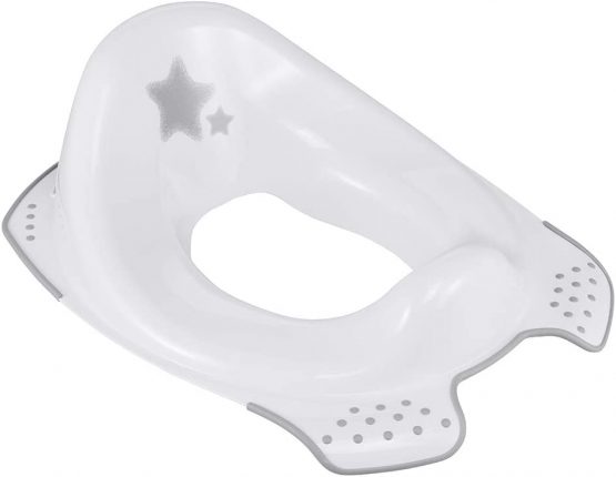 keeeper 18650 ewa Children's Toilet seat with Non-Slip Function, Stars White, 1 Count (Pack of 1)