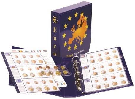 Lindner 8450 Illustrated Album EURO COLLECTION: coin sets of all Euro countries
