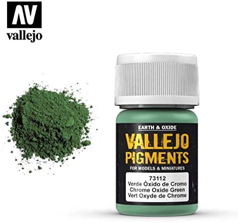 Vallejo 30 ml Pigments - Chrome Oxide Green, 30 ml (Pack of 1)