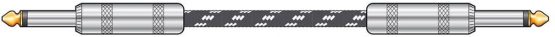 Chord | Premium Retro Guitar Lead | Black & White 3.0m - Image 2