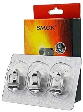 SMOK TFV8 Baby V2 (Tfv-Mini) Coils, 3 Pack, Black, K1 Quad Coil 0.2 Ohm, 80-130W (Best: 90-120W), Improved Airflow and Stability