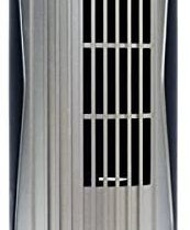 Igenix DF0020 Mini Tower Fan, 12 Inch, 2 Speed, Oscillating, Quiet Operation, Ideal for Desks or Bedside Tables, Home or Office Use, Black/Silver