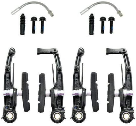 Tektro 857AL Linear Pull Brake Set Long Arms 110mm, Black, MH1813 - Image 2