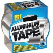 Silver Aluminium Tape 48mm X 10 Metres Many Uses! Temporary Exhaust pipe repairs Backing material in car panel repairs Seals joints of heating and ventilation ducts.