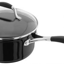Stellar Horwood S307B 20cm Saucepan, 2.3L, Non stick Aluminium, Black
