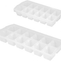 Metaltex Plastic Ice Cube Former, Multi-Colour, 2-Piece, 253517