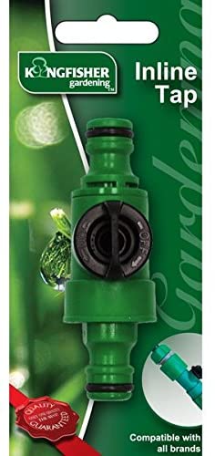 Kingfisher IT608 Inline Hose Tap - Green, Transparent, 4.2x3.1x8.6 cm - Image 2