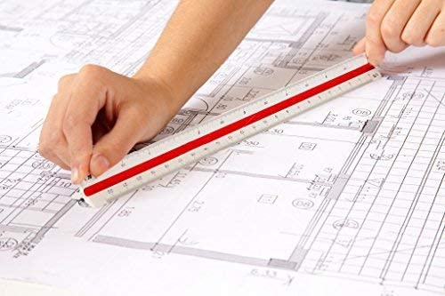 Liquidraw Triangular Scale Ruler - 30 cm, White - Image 2