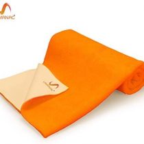 Umanac Baby Waterproof Crib Sheet, Bed Pad, Bed Wetting Underpads, Washable, Reusable Baby Bed Mattress Protector for Toddler, Children and Adults Orange, Small (70 cm x 50 cm)