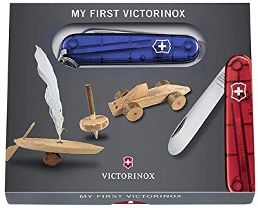 Victorinox My First Victorinox Kids Swiss Army Knife, Small, Multi Tool, 9 Functions, Blue Transparent - Image 3