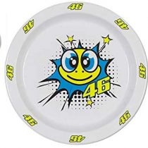 Valentino Rossi Vr46 Classic-Pop Art Baby, Set of Baby Plates, White, Unique