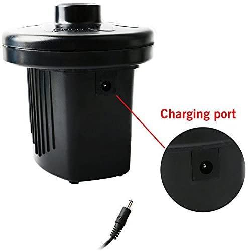 Cheeroyal Car Charger Electric Air Pump,Automatic Inflatable Boat Pump 3 Nozzle Car Charger Universal Valves Inflates and Deflates for Garden Home Holiday Camping Airbed,Beach Inflatables - Image 3