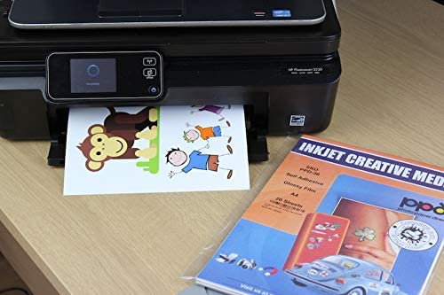 PPD 20 Sheets A4 Inkjet Printable White Matt Self Adhesive Vinyl Sticker Paper Waterproof PPD-38-20 - Image 2