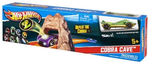 Hot Wheels Mattel W5367 Mega Jump Trackset Assorted, Multicoloured, Medium - Image 2