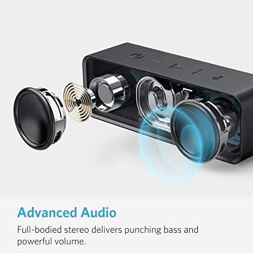 Anker Soundcore Bluetooth Speaker Upgraded Version with 24H Playtime, IPX5 Waterproof, Stereo Sound, 66ft Bluetooth Range - Image 2