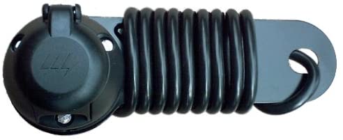 Maypole 7 Pin 12N Pre-Wired Towbar Socket Assembly Complete with 1.5m Cable, Flexible Gasket and Mounting Plate