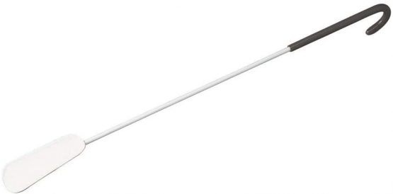 Homecraft metal Shoe Horn, Non-Retail Packed, 60 cm, Epoxy Coated Steel Shoe Horn, Long Handle Shoe Aid, Easy Grip Dressing Aid for Elderly, Handicapped, and Disabled Individuals, VAT Relief Eligible