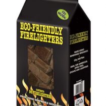 96 Eco-Friendly Firelighters - FSC Recycled 100% for Stoves, Barbecues, Campfires and Open Fires