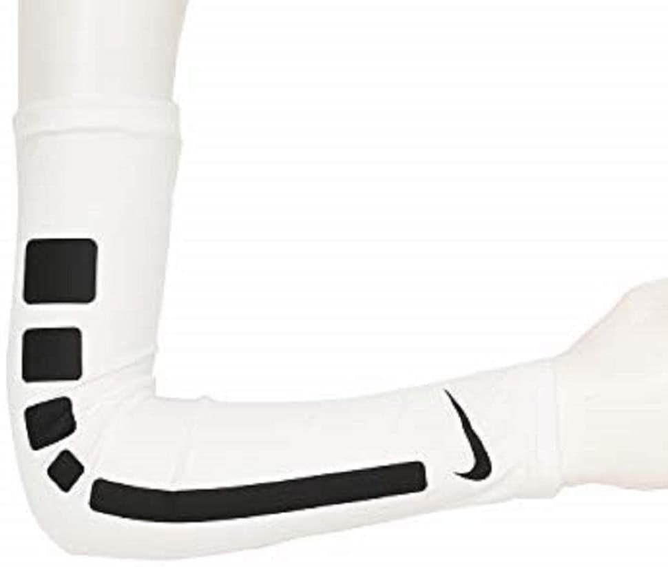 Nike Pro Elite 2.0 Kids' Sleeves Size S/M (White), White/Black