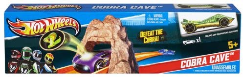 Hot Wheels Mattel W5367 Mega Jump Trackset Assorted, Multicoloured, Medium - Image 3