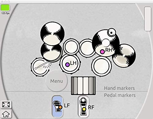 Aerodrums Portable Electronic Drum Set, Air Drumsticks, Pedals and Low Latency Camera, Quieter than Practice Pads - Image 2