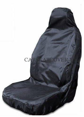 Carseatcover-UK Heavy Duty Black Waterproof Car Seat Cover - Single (Airbag Friendly)