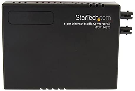 StarTech.com 10/100 Multi Mode Fiber Copper Fast Ethernet Media Converter ST 2 km, UTP to 100Base-Fx - Image 2