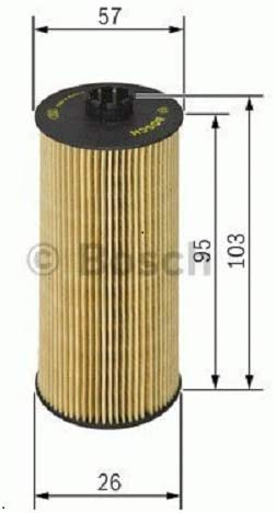 Bosch P7006 Car Oil Filter - Separates Soot and Metal Particles from Engine Oil - Provides Reliable Engine Lubrication - Image 3