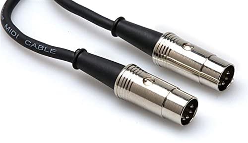 Hosa MID-510 Serviceable 5-Pin DIN to Serviceable 5-Pin DIN Pro MIDI Cable, 10 Feet, Copper