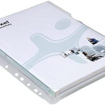 Rexel Nyrex A4 Plastic Punched Pocket Wallets with CD & Business Card Holders, Heavy Duty, Pack of 5, 2001016