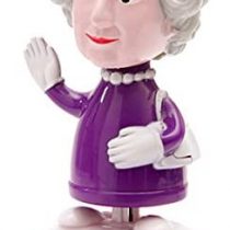 Puckator FF30 Solar-Powered Dancing Queen Ornament, Purple, L x 8 cm W x 10 cm H
