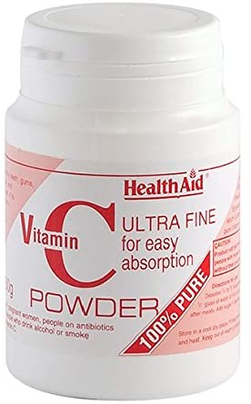 HealthAid Vitamin C Powder 60g, White