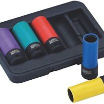 Bahco BWSS12P5 BHBWSS12P5 Impact Wheel Sockets, Multi-Colour, Pieces