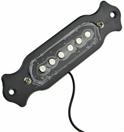Musical Instrument Parts 6-String Single Coil Guitar Pickup Harness with Volume Tone, Black, Clean Boost - Image 3