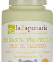 LA SAPONARIA Organic Diaper Cream - Reliably protects the sensitive diaper area - Nourishing & conditioning Soothes the skin - Forms a moisture barrier - Vegan - 75 ml