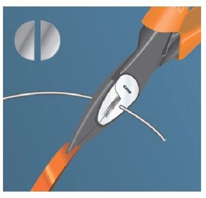 Bahco 2430G-160 Long Nose Plier 160MM, Silver/Chrome, 160 mm - Image 2