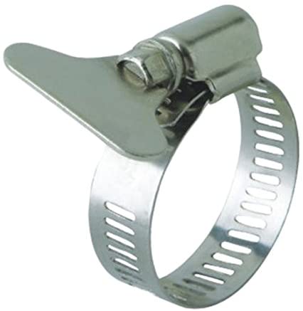 Merriway BH04757 Thumbscrew Hose Clip 13-20 mm, Silver