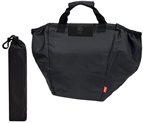 achilles Shopping Trolley Bag Foldable, for Hanging Shopper, Trolleys (Black, 54x35x39 cm) - Image 3