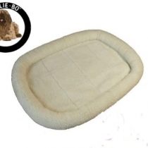 Ellie-Bo Faux Lambswool Cage and Carrier Mat Bed for Small 24" Dog Puppy Cages and Crates