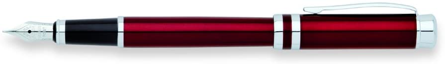 Cross Franklin Covey mont Vineyard Red Lacquer w/Chrome Appointments Medium Nib Fountain Pen, Red/Chrome - Image 2