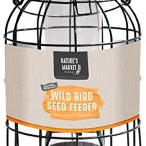 Natures Market BF008S Seed Feeder with Squirrel Guard